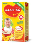 МалюткаКашаМол 200г ПшеничнаяФрукты с 12 мес