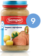 СэмперПюре 200г ГовядКартоф 4387 с 8 мес