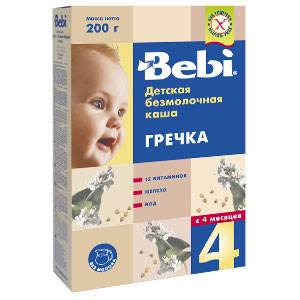 БебиКашаБ/М 200-250г ГРЕЧКА 4 мес
