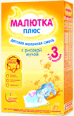 МолСмесь 350г МАЛЮТКА 3 Плюс ИСТРА РИС с 12 мес