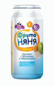 ФрутоНяняКашаБ/М 200г РисЯблАбрик с 5 мес