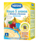 НестлеКашаМОЛ 250г 5 злак ЯблБанан 8 мес