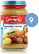 СэмперПюре 200г ФрикадОвощи 4253 с 9 мес