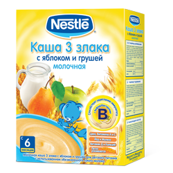 НестлеКашаМОЛ 250г 3 ЗлакаЯблГр