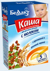 БелактКашаМОЛ 250г ГРЕЧКА РИС с 5 мес