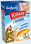 БелактКашаМОЛ 250г ГРЕЧКА РИС с 5 мес