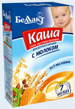 БелактКашаМОЛ 250г 5 ЗЛАКОВ с 7 мес