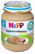 Хипп пюре ГОВЯДИНА 125гр 6010 6 мес