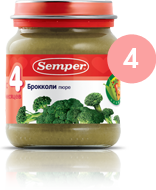СэмперПюре 135г Броколли 4738 с 4 мес
