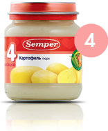СэмперПюре 135г Картоф 4295 с 4 мес