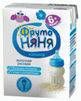 ФрутоНяняКашаМОЛ 200г Рис с 4 мес