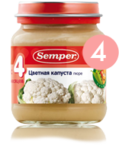 СэмперПюре 135г ЦветКапуст 4745 с 4 мес
