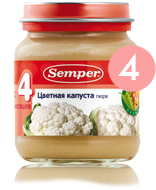 СэмперПюре 135г ЦветКапуст 4745 с 4 мес