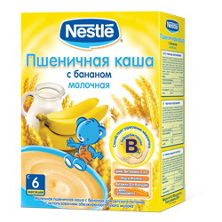 НестлеКашаМОЛ 250г ПшенБанан  6 мес