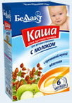 БелактКашаМОЛ 250г ГРЕЧКА ЯБЛ с 6 мес
