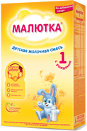 МолСмесь 350г МАЛЮТКА 1 ИСТР новая с рожд