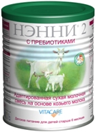 МолСмесь 400г НЭННИ-2 КозьеМолоко пребиотики с 6мес