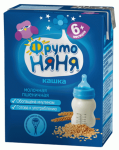 ФрутоНяняКашаМОЛ 200г Пшенич с 5 мес