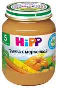 Хипп пюре ТЫКВА МОРКОВЬ 125гр 4052 5 мес