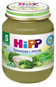 Хипп пюре БРОКОЛЛИ РИС 125гр 4012 с 5 мес