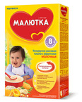 МалюткаКашаМол 200г КукурРисФрукты с 8 мес