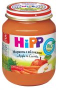 Хипп пюре ЯБЛОКО МОРКОВЬ 125гр 967 5 мес