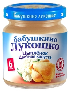 БабЛукПюре100г ЦыпленЦветКап с 6 мес