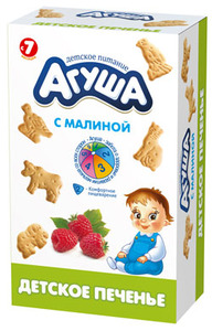 Печенье Агуша 180г дет Малина с 7 мес