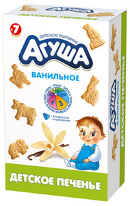 Печенье Агуша 180г дет Ваниль с 7 мес