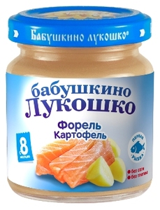 БабЛукПюре100г ФорельКартоф 8м