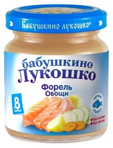 БабЛукПюре100г РагуОвощФорель с 8м