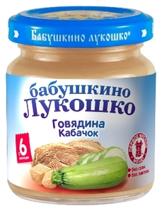 БабЛукПюре100г ДЮЙМОВ(гов+каб)   7м  006