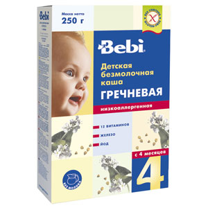 БебиКашаБ/М 250г ГречНизАл 4мес