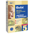БебиКашаБ/М 250г ОВЕС ЯБЛОКО 5 мес