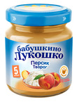 БабЛукПюреТ100г ПерсикТворог 5 м