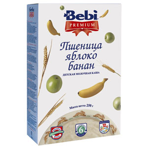 БебиКашаPremМОЛ 250г ПшЯблБан  6 мес