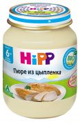 Хипп пюре ЦЫПЛЕНОК 125гр 6020 6 мес
