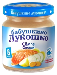БабЛукПюре100г РагуОвощСемга  8м  584