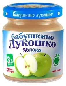 БабЛукПюре100г ЯблБ/Сах  3,5 м